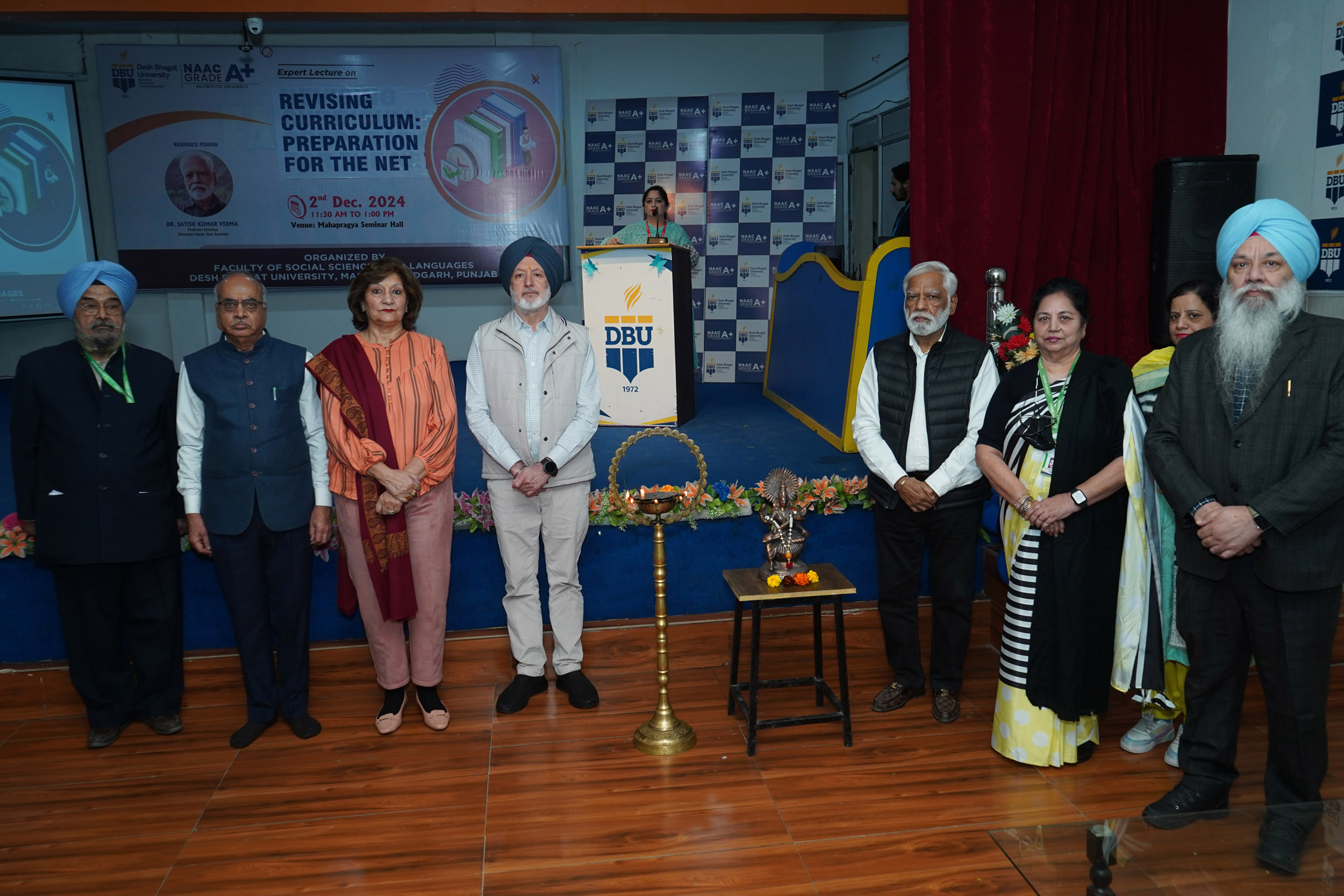 Desh Bhagat University organizes expert lecture on “Curriculum Revision: NET Preparation”